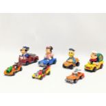 A collection of vintage model cars including 3 Matchbox Disney Series 1979, Matchbox Character