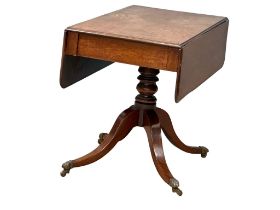A George IV mahogany super table/sofa table. 100x105x74cm. 55x100x74cm