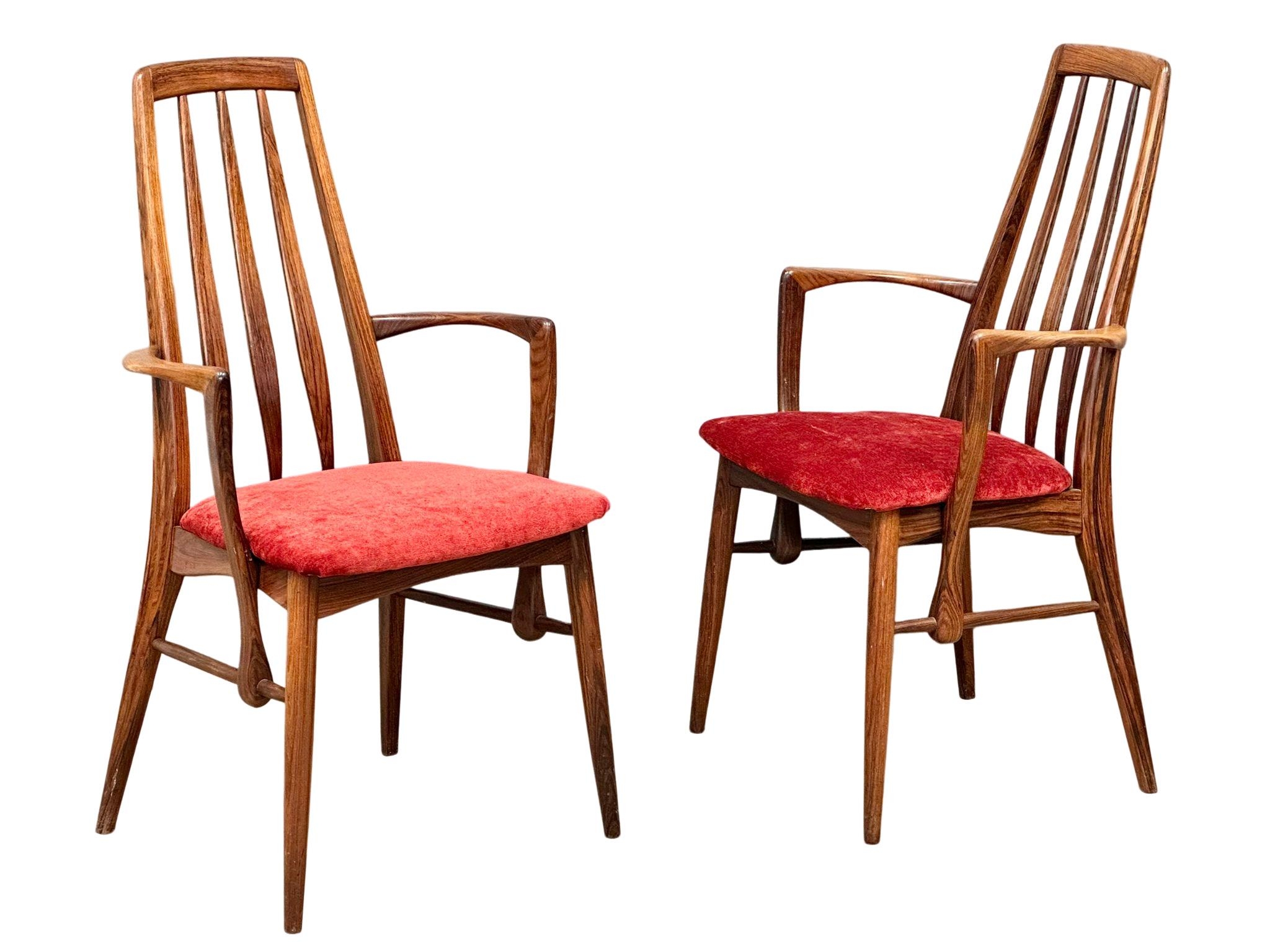 An exceptional quality rare set of 11 Danish Mid Century rosewood ‘Eva’ chairs, Niels Koefoed - Image 5 of 16