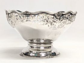 An early 20th century pierced silver footed bowl by Charles. S. Green & Co. Birmingham, 1933.