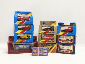 A collection of model cars by Matchbox, including Limited Editions