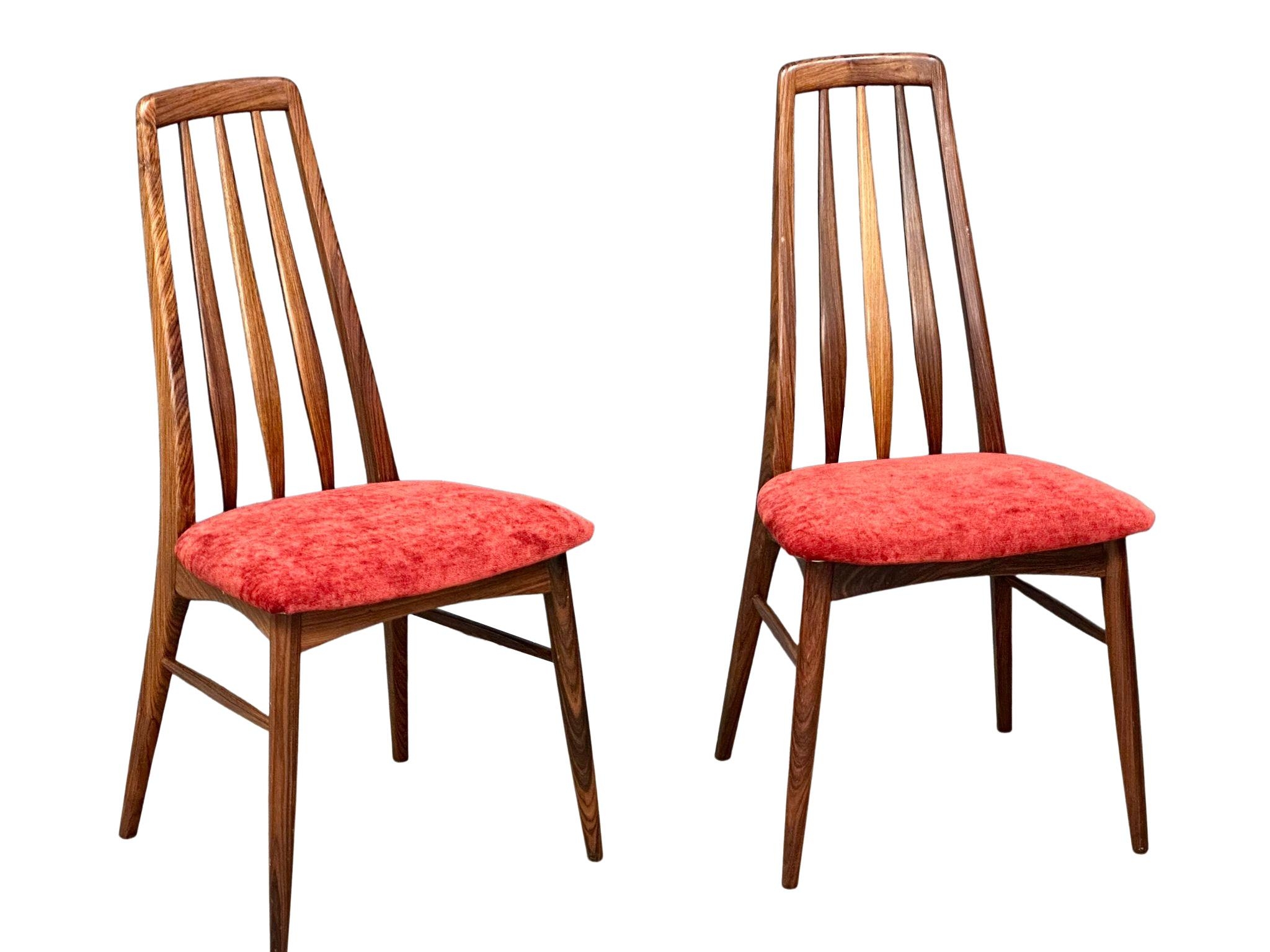 An exceptional quality rare set of 11 Danish Mid Century rosewood ‘Eva’ chairs, Niels Koefoed - Image 9 of 16