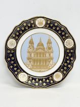 A Limited Edition Spode porcelain ‘The St Paul’s Cathedral Royal Wedding Plate. The Celebrate the