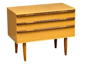 A Mid Century teak chest of drawers by Avalon, 82x45x66cm