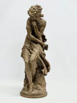 A ‘Venus Au Bain’ figurine in the manner of Mathurin Moreau. 63cm