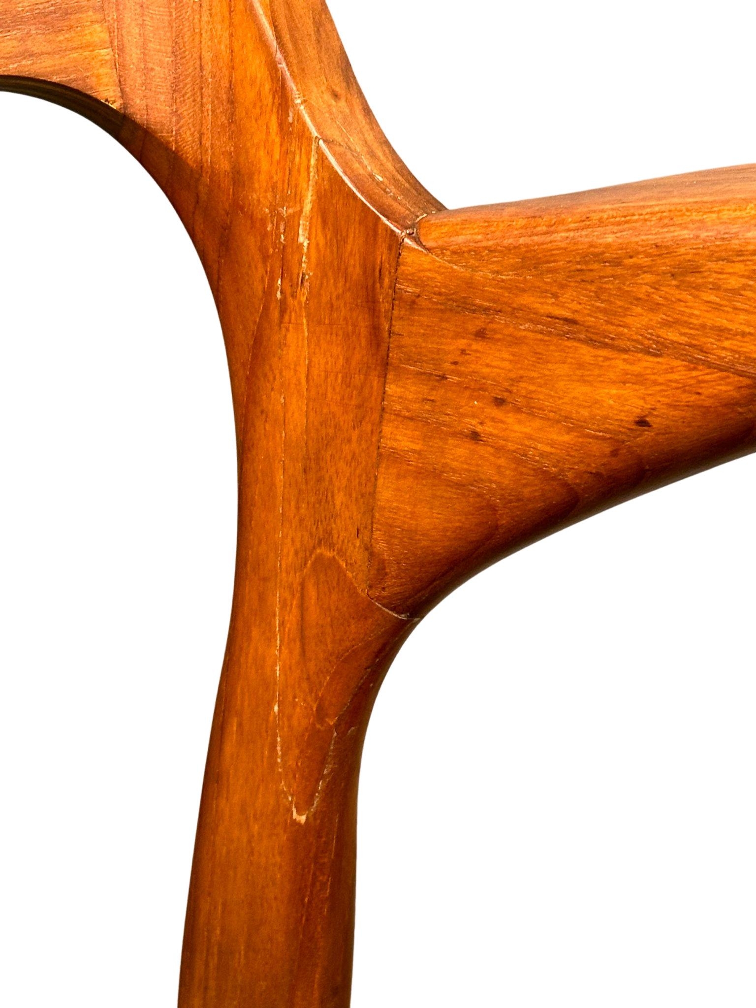 A set of 6 rare Danish Mid Century teak carver chairs designed by Niels Otto Moller for J.L. Moller. - Image 16 of 20