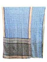 A large vintage throw made from Indian Sarees. 128x217cm