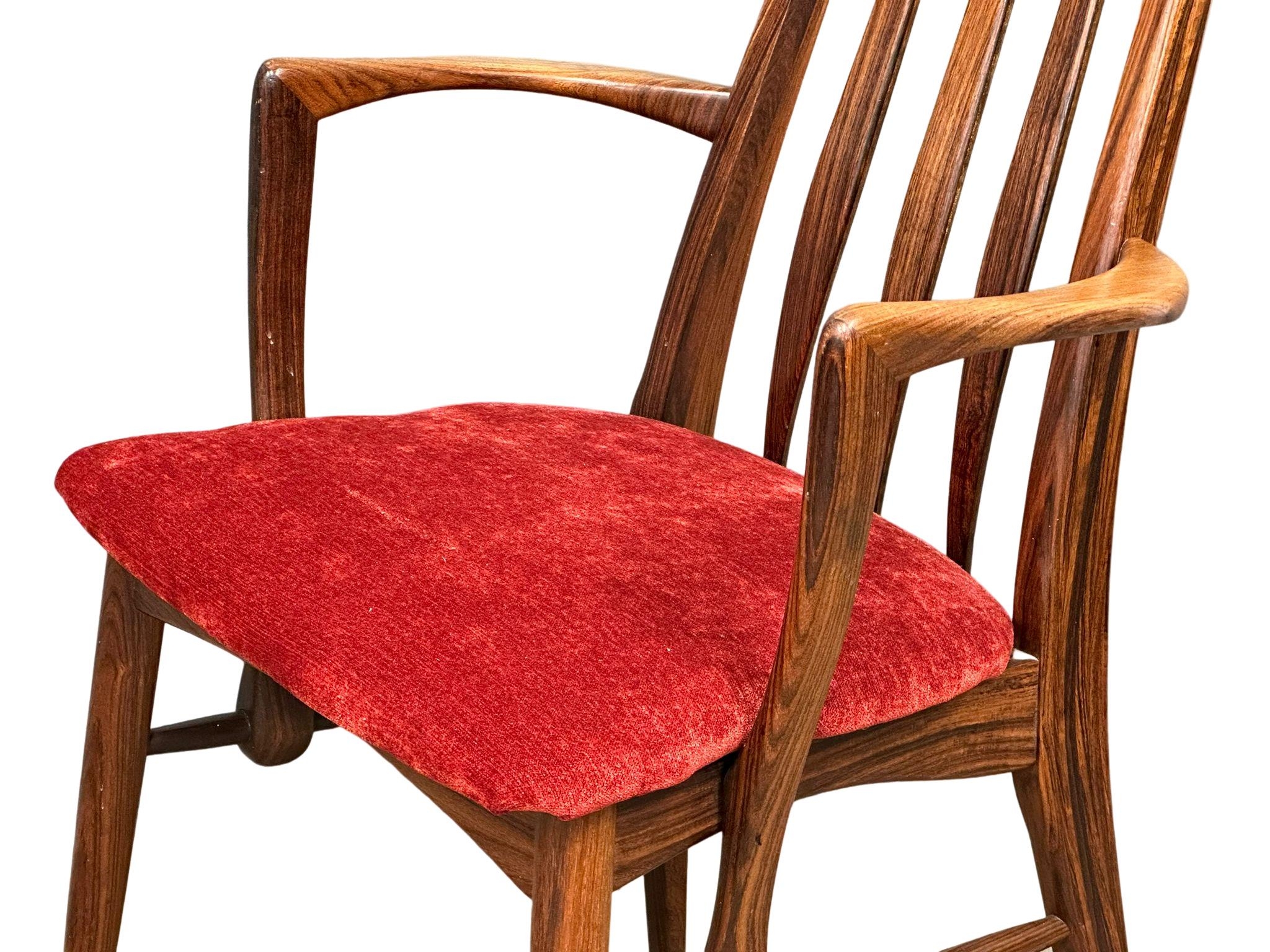 An exceptional quality rare set of 11 Danish Mid Century rosewood ‘Eva’ chairs, Niels Koefoed - Image 7 of 16