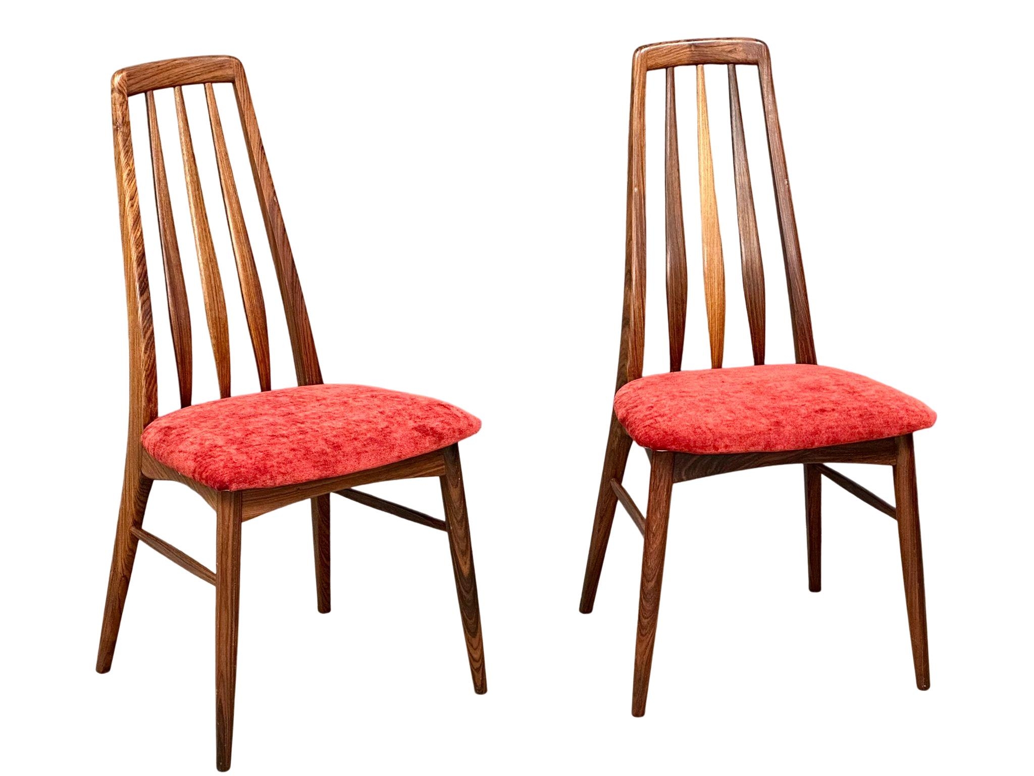An exceptional quality rare set of 11 Danish Mid Century rosewood ‘Eva’ chairs, Niels Koefoed - Image 11 of 16