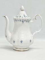 A Royal Albert ‘Memory Lane’ coffee pot. 22x26cm