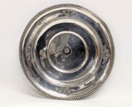 A sterling silver presentation plate for the winner of The Royal Canadian Golf Association, a Red