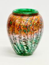 An Art Glass vase designed by Jean Michael Operto for Slice Creation. 1990’s. 13x17cm