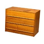 A Danish Mid Century teak chest of drawers. 1960’s. 75.5x40x58cm