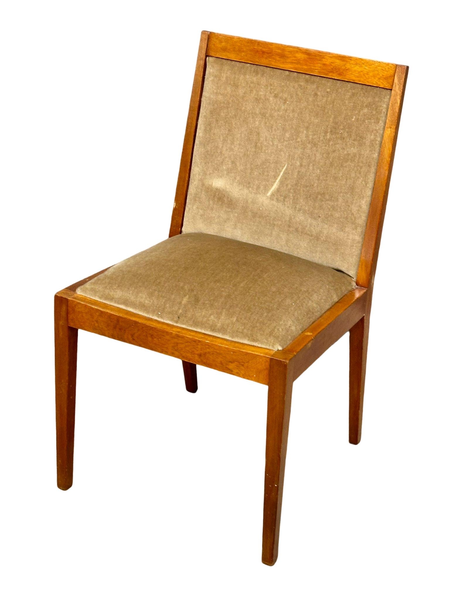 A set of 4 Mid Century teak dining chairs.(1) - Image 5 of 6