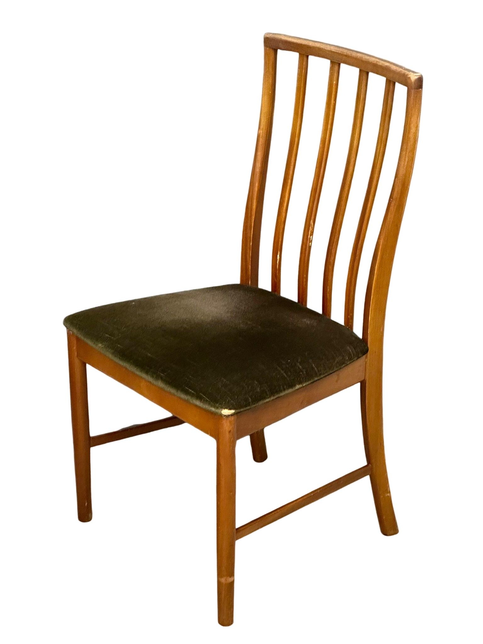 A set of 4 McIntosh Mid Century teak dining chairs designed by Tom Robertson, 1960s. - Image 2 of 3