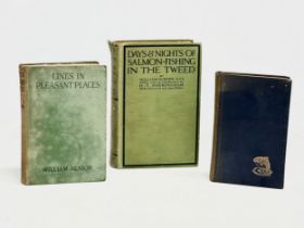 4 early 20th century Irish books on fishing. The Angler’s Guide book (not in first picture) Days &