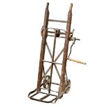 A large vintage Sack Truck/Sack Lift. 158cm closed.