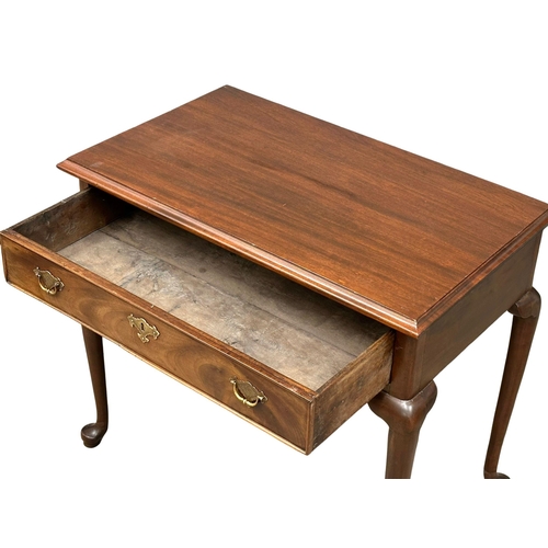 A late 18th Century George III mahogany lowboy side table, circa 1780. 76.5cm x 46cm x 71cm - Image 3 of 6