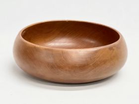 A 1960’s Mid Century teak bowl. 30x11cm