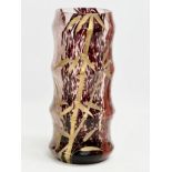 A rare Art Nouveau ‘Bamboo’ glass vase by Ernest Baptiste Leveille. Early 20th century. Circa