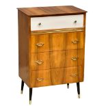 A 1960’s Mid Century chest of drawers. 64x41x96cm(8)