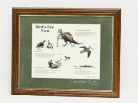 A signed print by Christopher Curtis. Bird’s-Eye View. 40x32.5cm