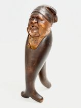 An early 20th century Black Forest nutcracker. A.H.A.B. Circa 1900. 21cm