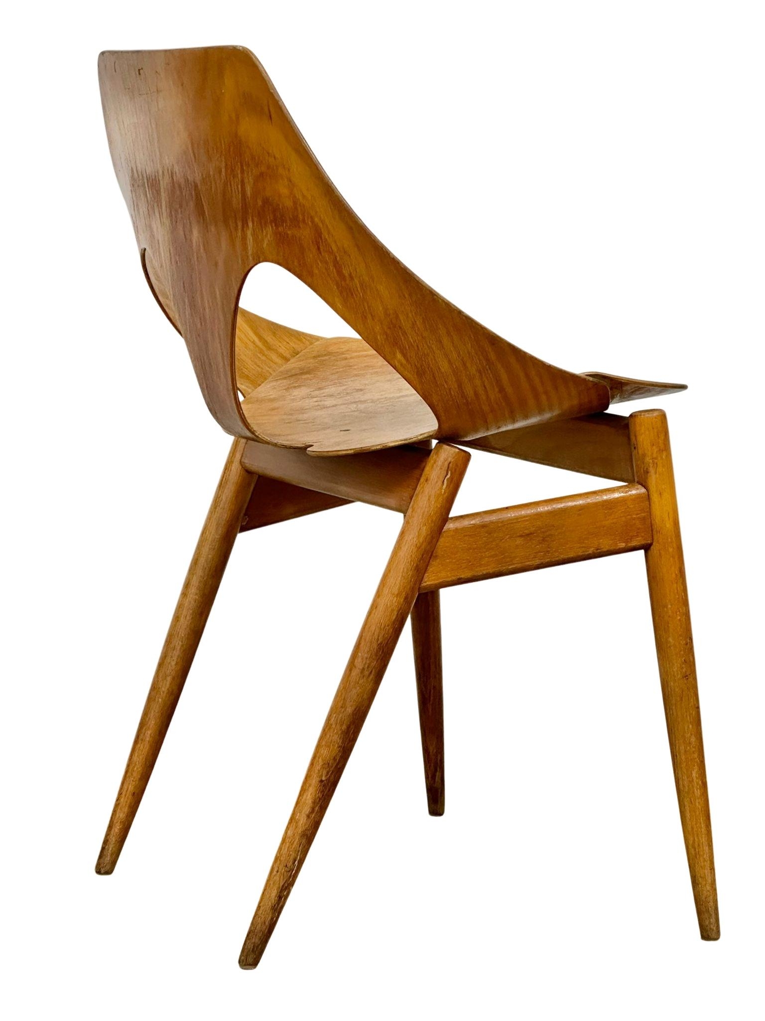 A rare set of 4 "Jason" chairs designed by Carl Jacobs for Kandya. - Image 6 of 9