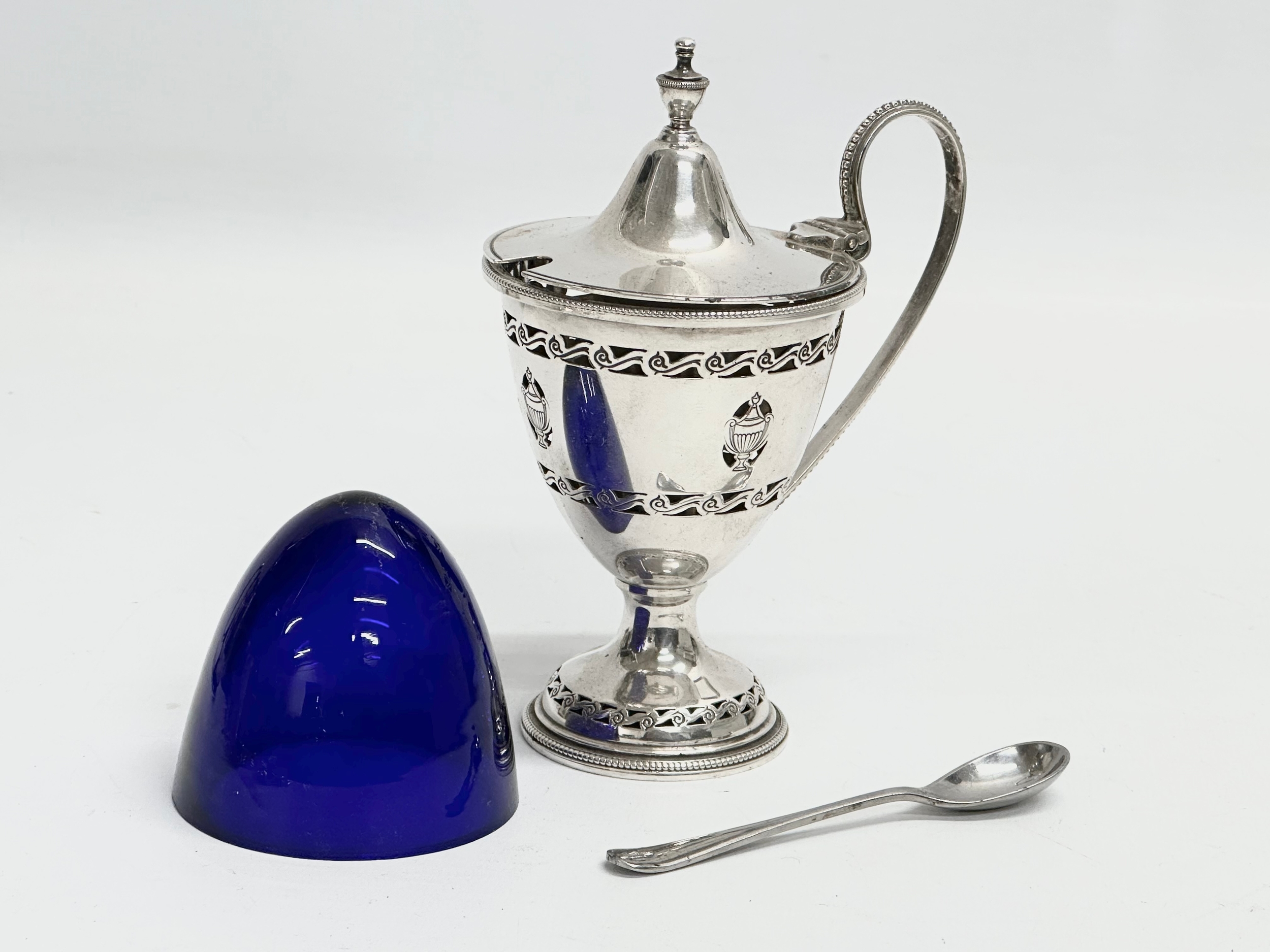 A collection of 19th century silver plate and a Royal Crown Derby Imari saucer. An early 20th - Image 4 of 9