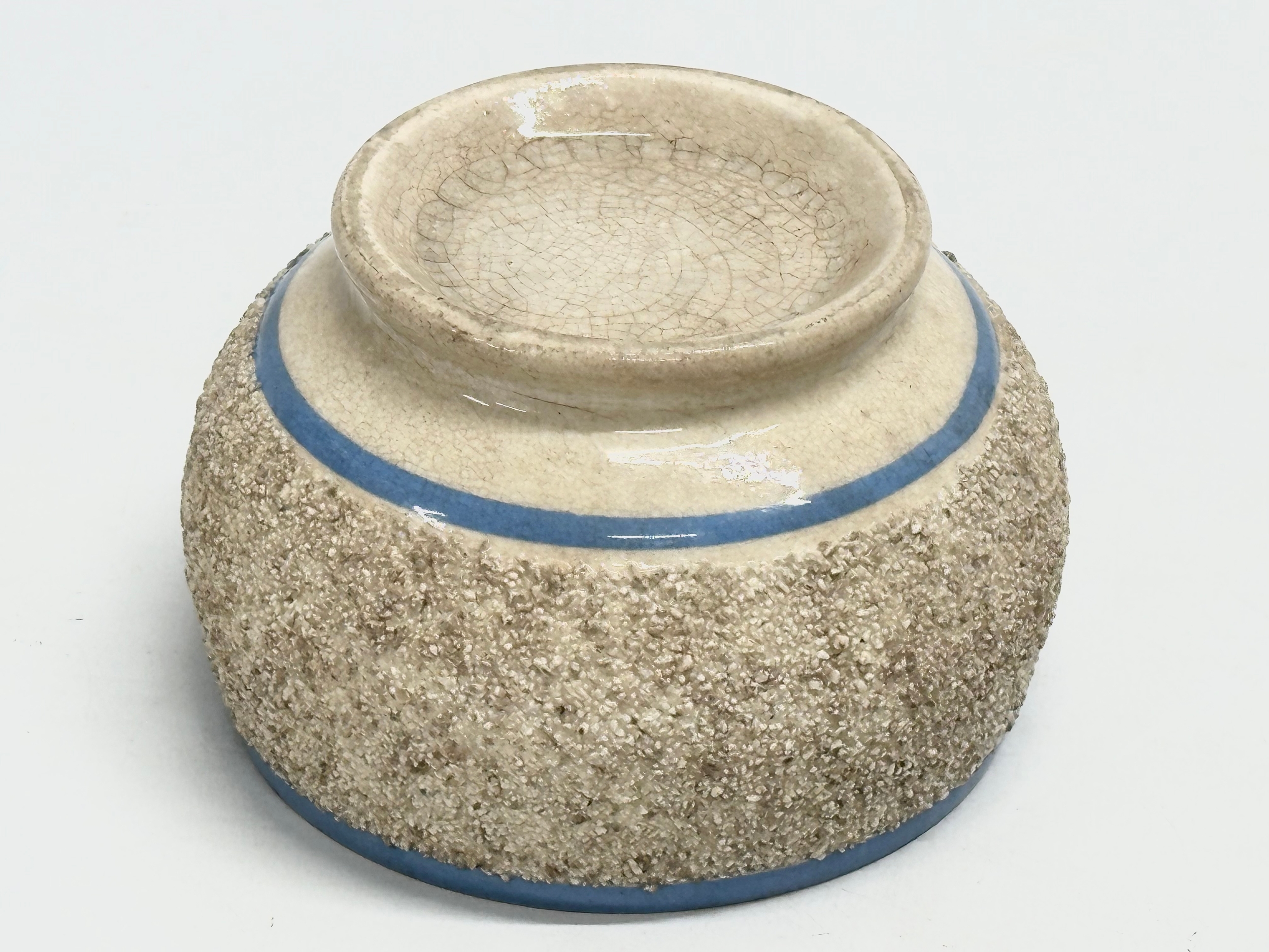 2 early/mid 19th century Mocha Ware stone glazed bowls. 12.5x12cm - Image 7 of 7