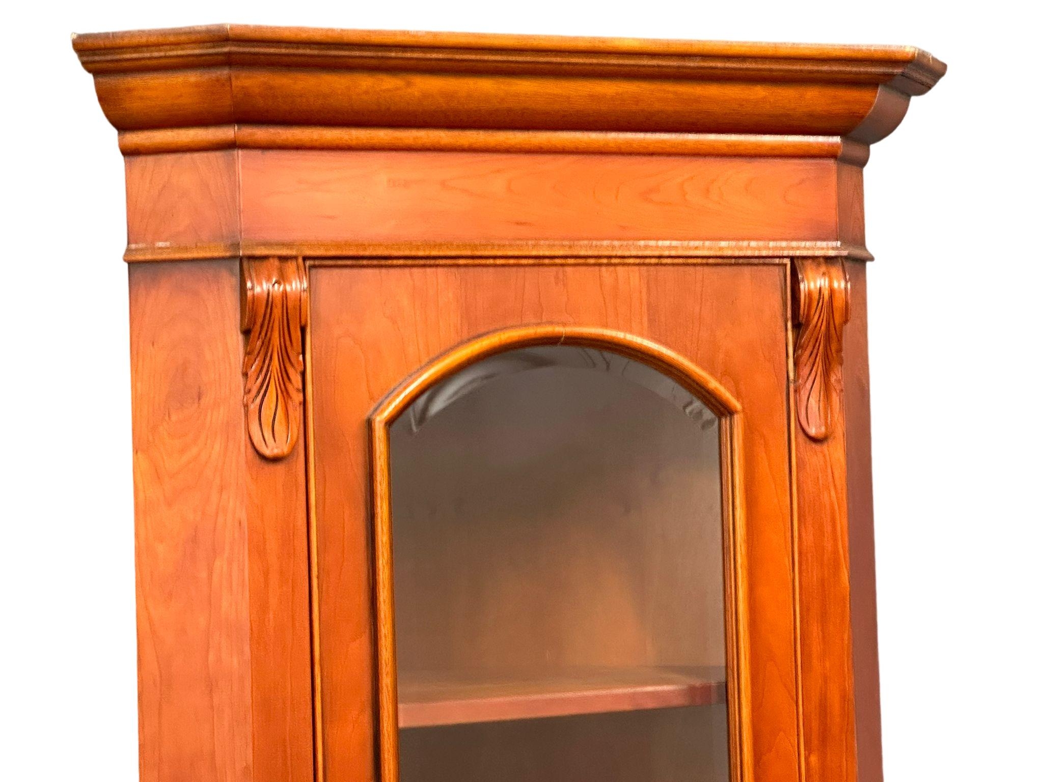 A large Victorian style Mahogany corner cabinet. 74cmx49cmx205cm. - Image 2 of 3