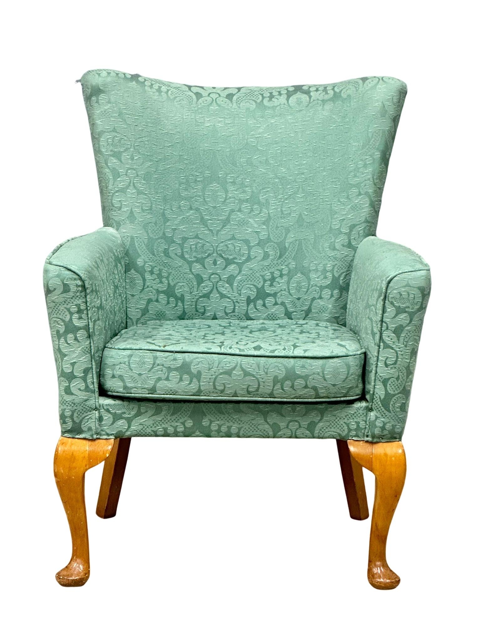 A mid 20th Century fire side armchair, 63cm x 47cm x 81cm - Image 4 of 4