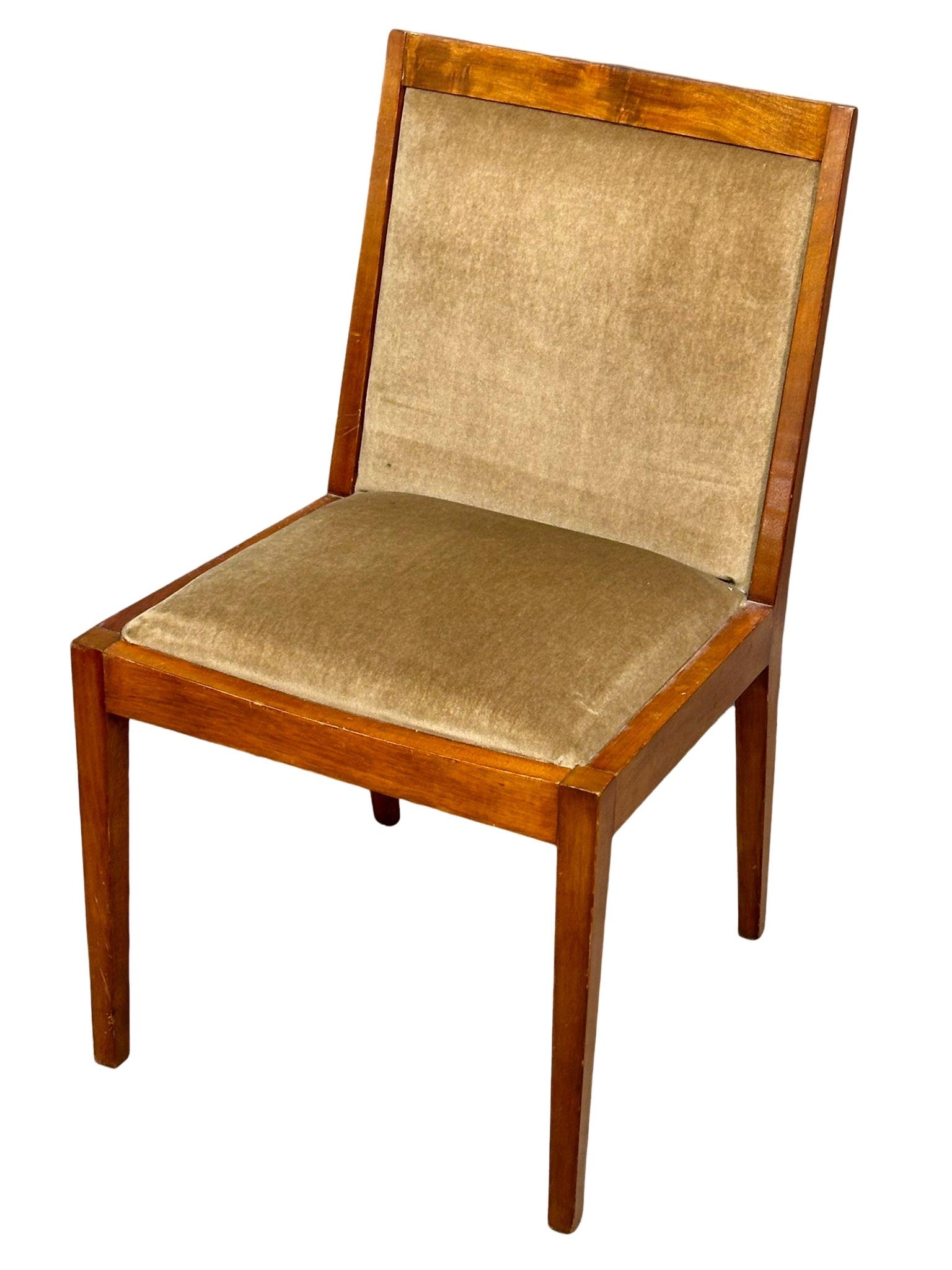 A set of 4 Mid Century teak dining chairs.(1) - Image 4 of 6