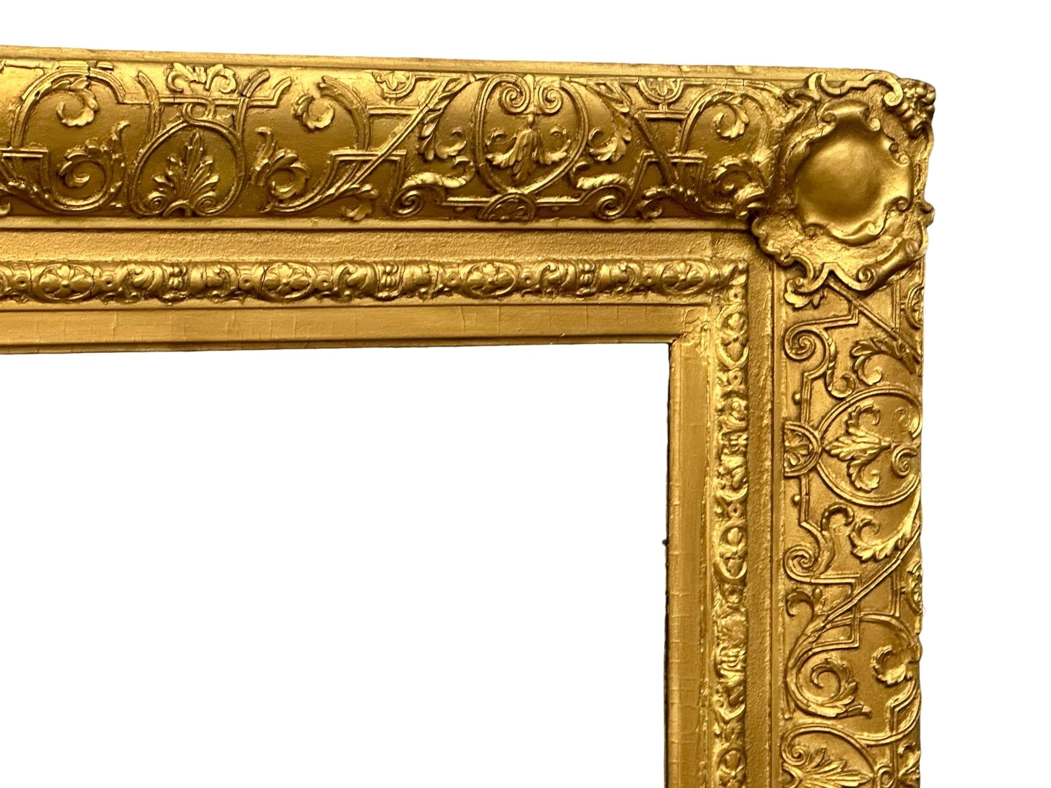 A large Victorian gilt framed mirror, 114cm x 103cm - Image 2 of 5