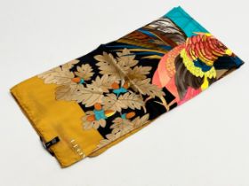 A Leonard silk scarf.