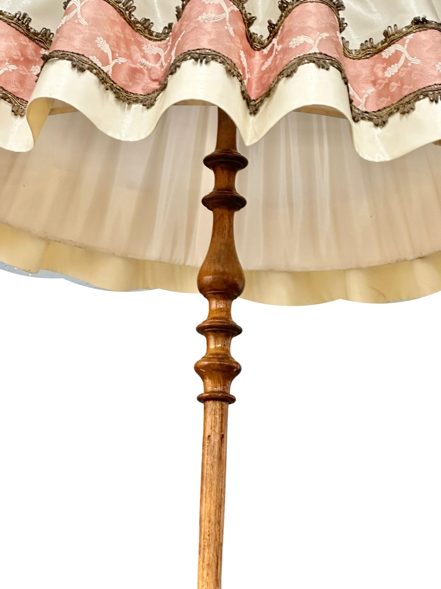 An early-mid 20th Century standard lamp, 178cm - Image 9 of 10
