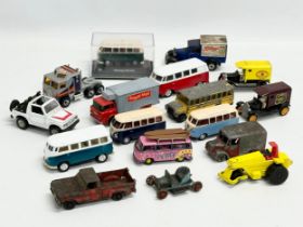 A collection of model cars. Lesney, Matchbox.