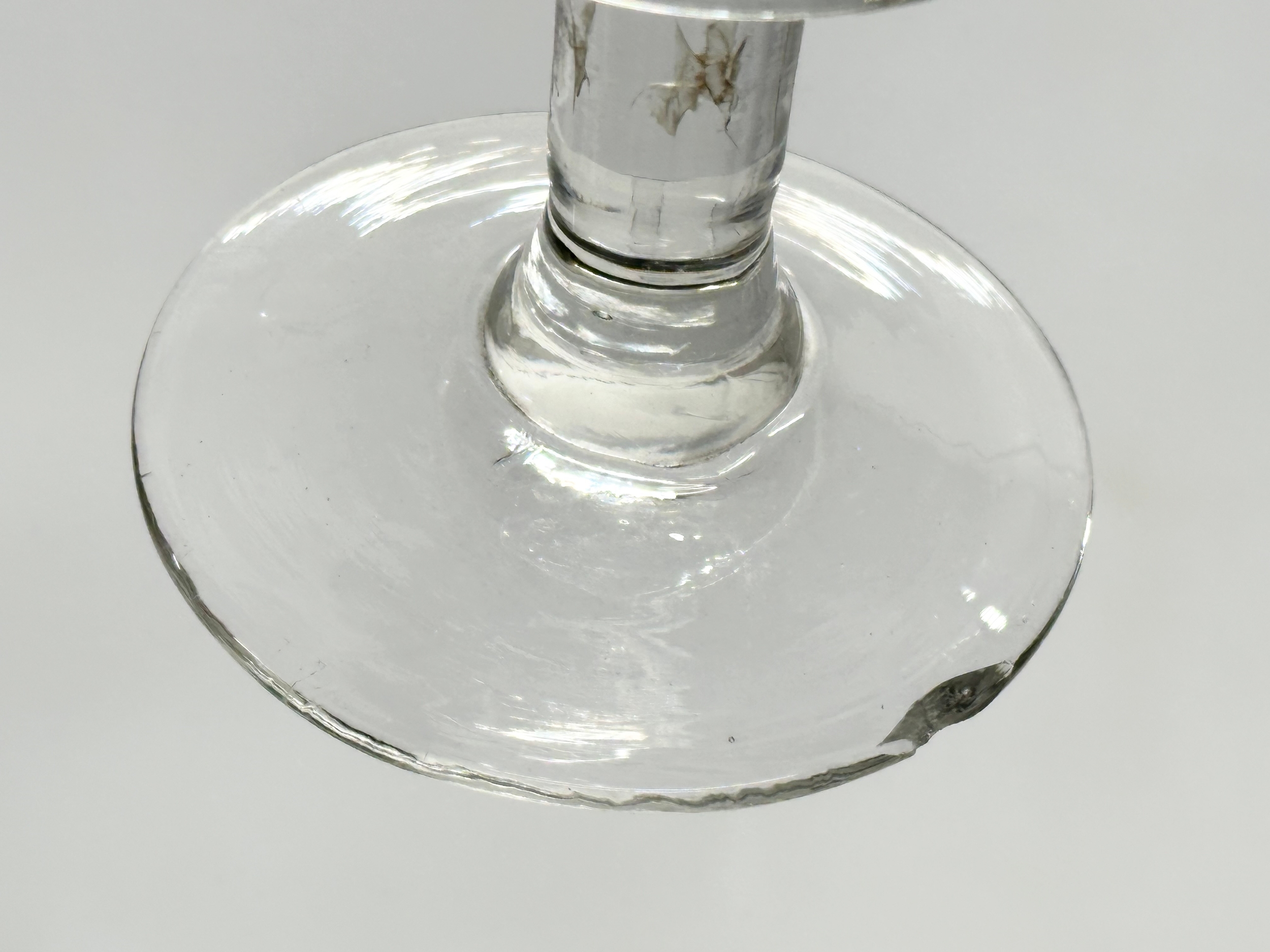A set of 6 19th century Victorian tavern glass rummers. With ripple effect. Circa 1860-1880. Good - Image 7 of 7