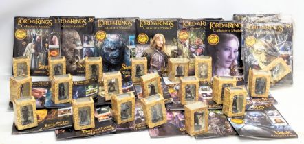 A collection of The Lord of The Rings Collector's Models. Hand painted scale replicas, cast in lead.