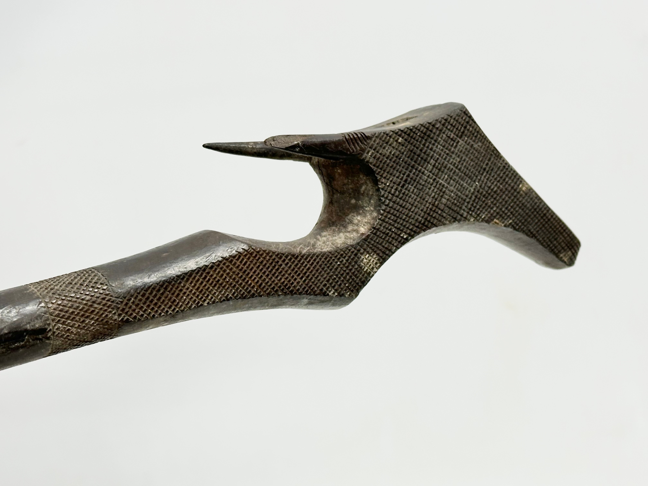 Late 19th/early 20th century African Tribal weapons. A spear head 47.5cm. - Image 7 of 9