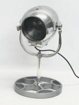 A professionally made vintage Strand Electric polished stage light lamp. Working. 28x51cm