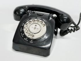 A 1950’s telephone.