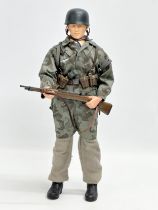 A Dragon Models LTD WWII German Infantry model soldier. 31cm.