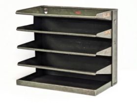 A Veteran Series desktop / wall hanging filing unit. 39x23x33cm