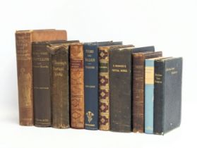 A collection of late 19th / early 20th century poetry books. Including Thomas Wood, W. B. Yeats,