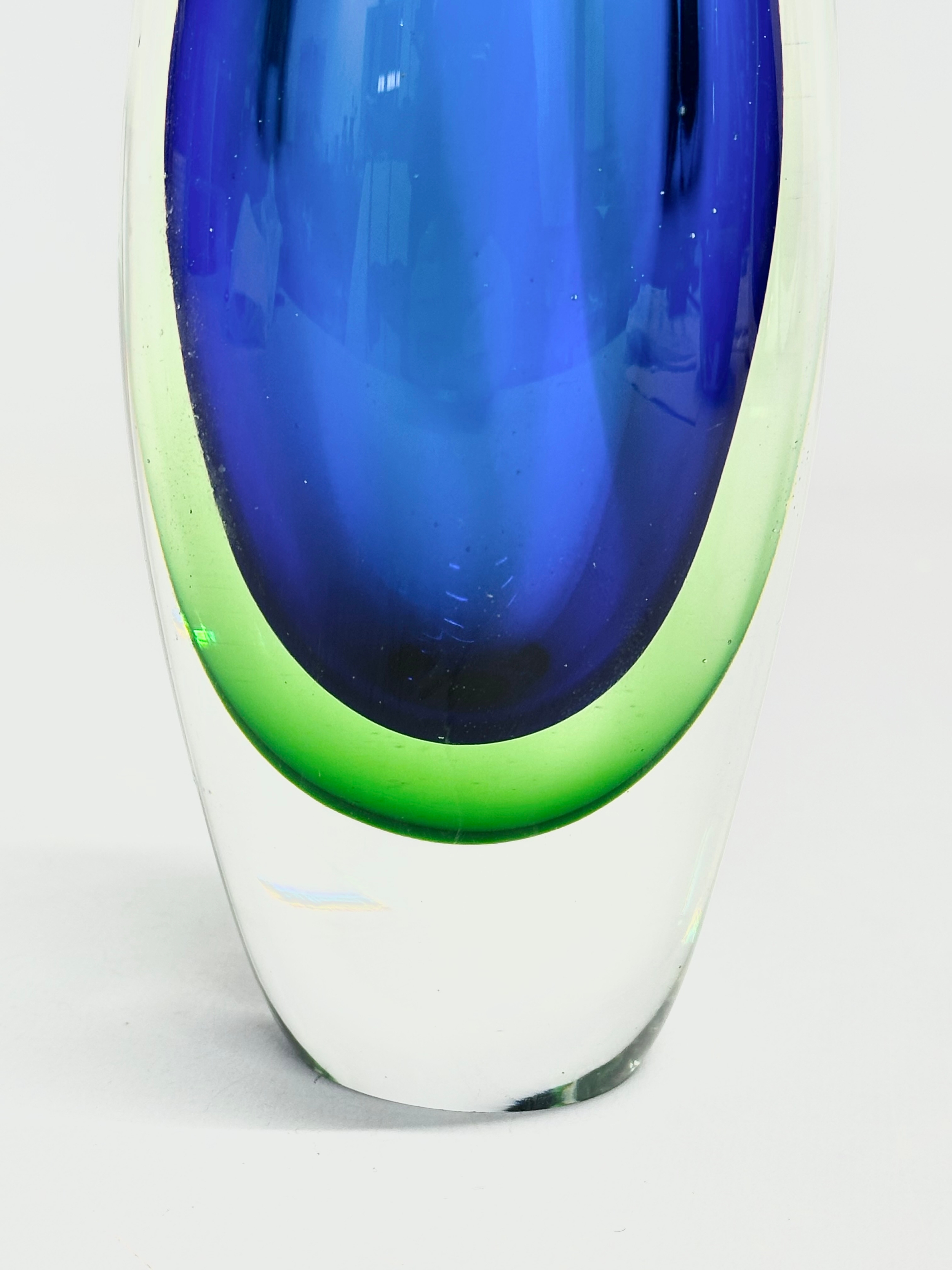 A Murano Sommerso Glass vase designed by Flavio Poli for Seguso. 21cm - Image 3 of 4