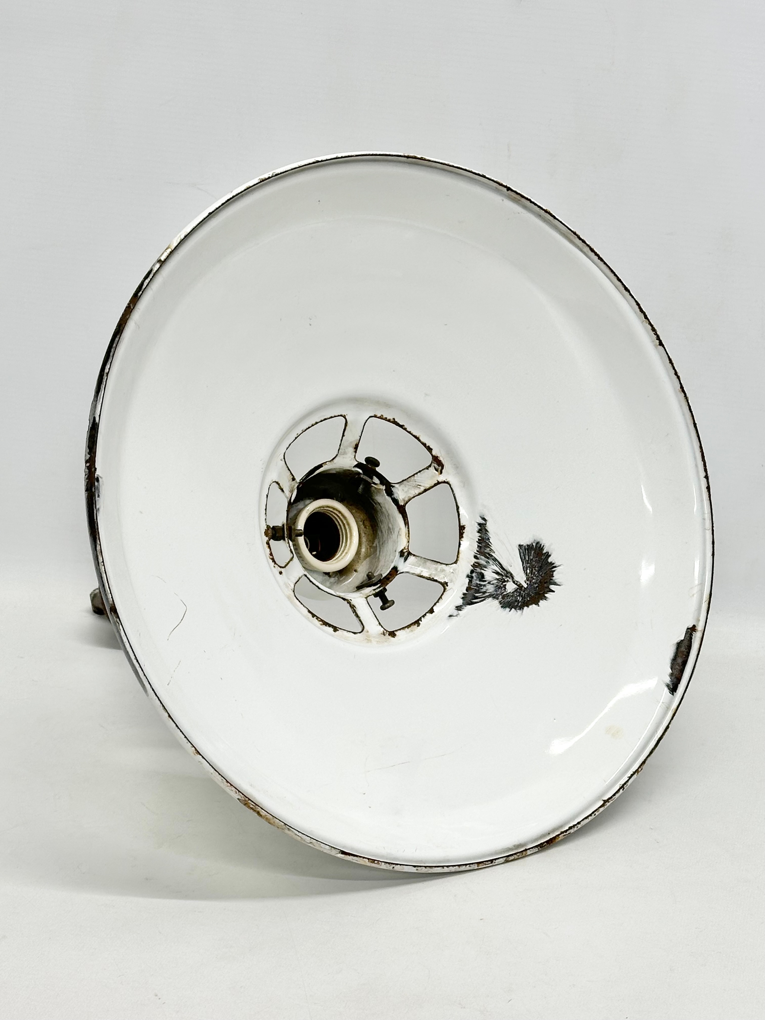 A vintage industrial ceiling light/light fitting. 36x41cm - Image 5 of 5