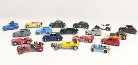 A collection of Brumm model cars