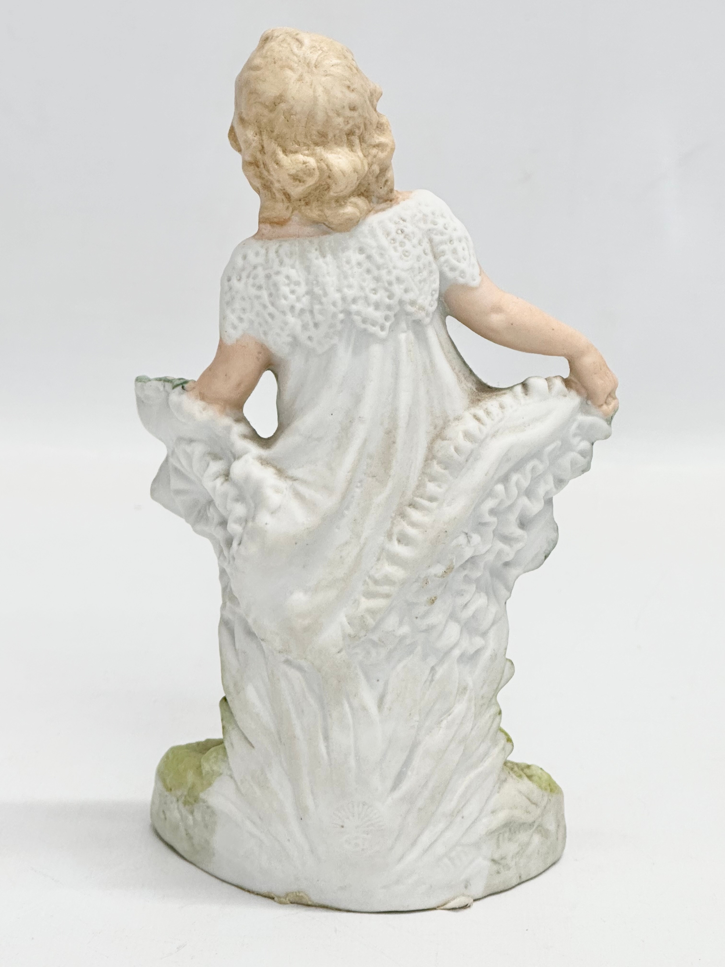 A late 19th century Heubach bisque figurine. 17cm - Image 3 of 4