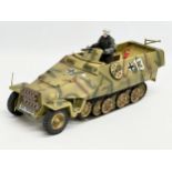 A 21st Century Toys The Ultimate Soldier WWII German Halftrack Armoured Truck. 2000. 33cm